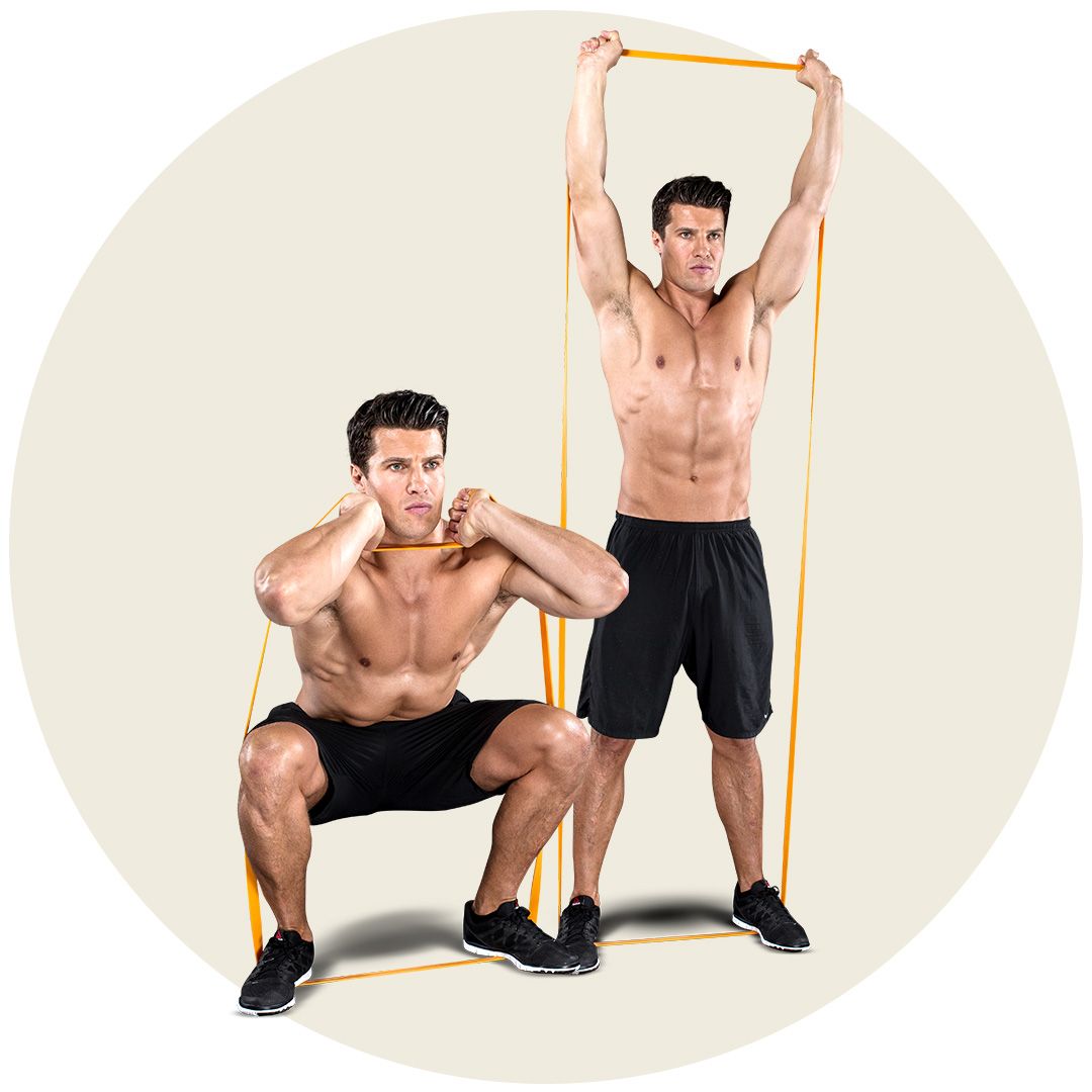 Men's resistance band online arm workout