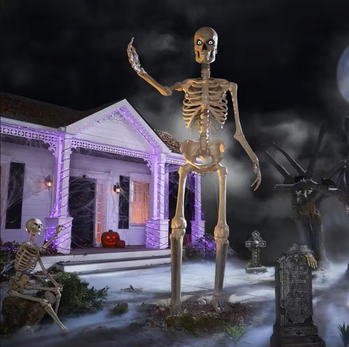 12-foot Skelly the Skeleton from Home Depot