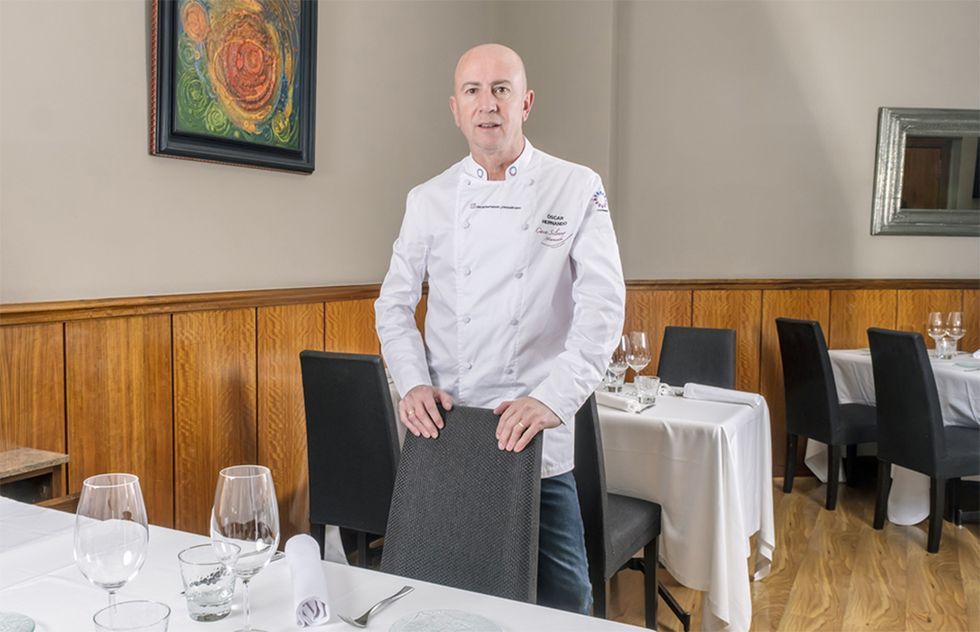 el chef Óscar hernando del restaurante casa silvano maracaibo de segovia
