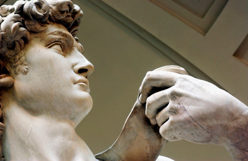 restoration work completed on michelangelo's david