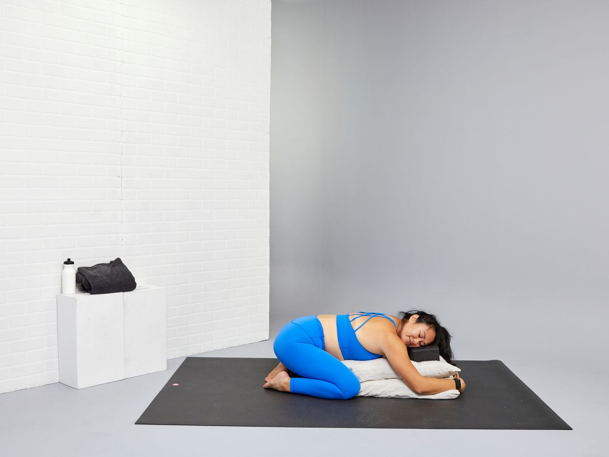 Restorative Yoga Poses for Beginners Practice At Home 