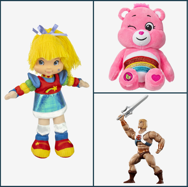 Retro Toys intro retro toys rainbow brite, care bears, jem, my buddy, teletubbies, he man