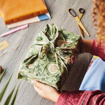 reusable luxury fabric gift wrap, furoshiki wrapping