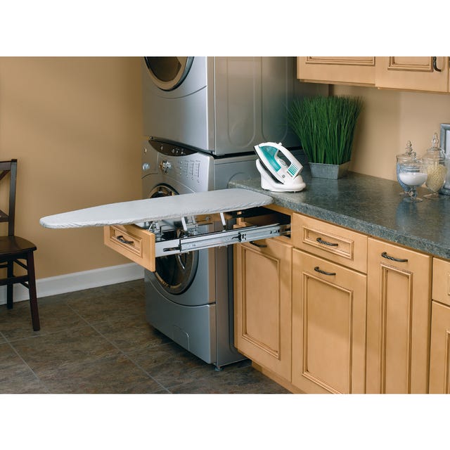 The Rev-A-Shelf Ironing Board Is The Laundry Room Hack That Will Save ...