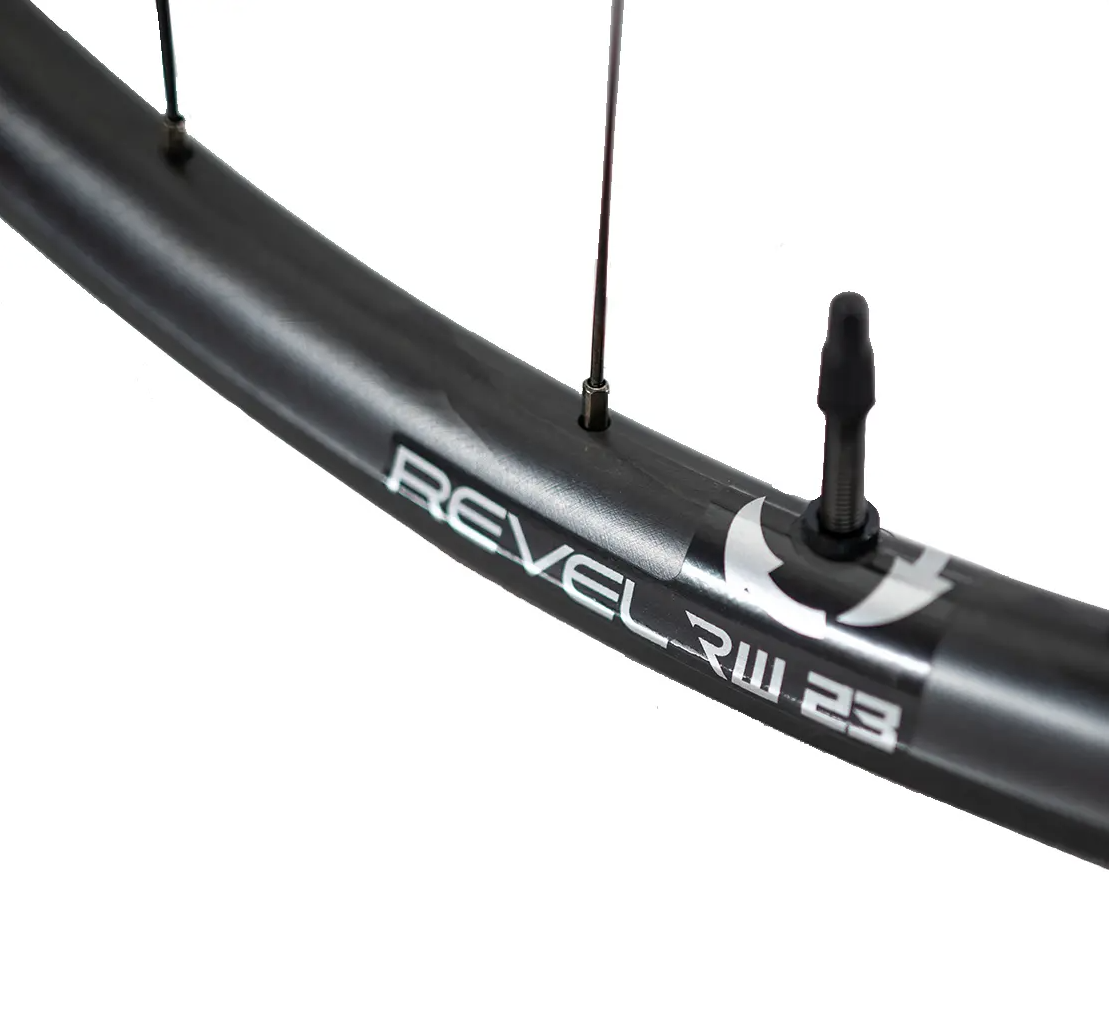 Revel’s RW 23 is a thermoplastic carbon rim for gravel. 