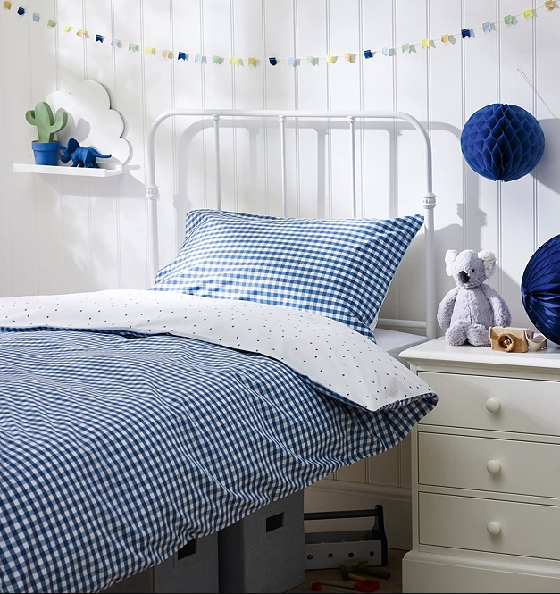 Kids blue outlet bedding