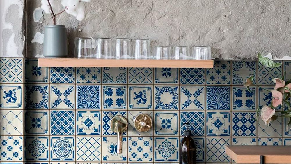 Vinilo de Pared Azulejos especiales para cocina, baño y paredes