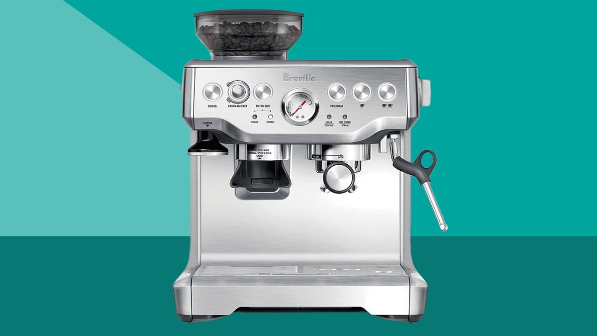 Breville ® Red Barista Express ™ Espresso Machine  Cappuccino machine,  Espresso machine, Espresso machine reviews
