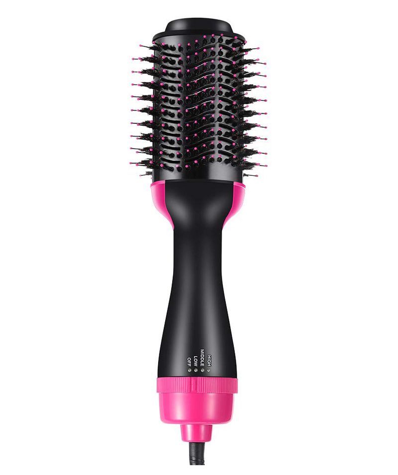 Brush, Hair dryer, Pink, Comb, Microphone, Hair care, Audio equipment, Hair accessory, 