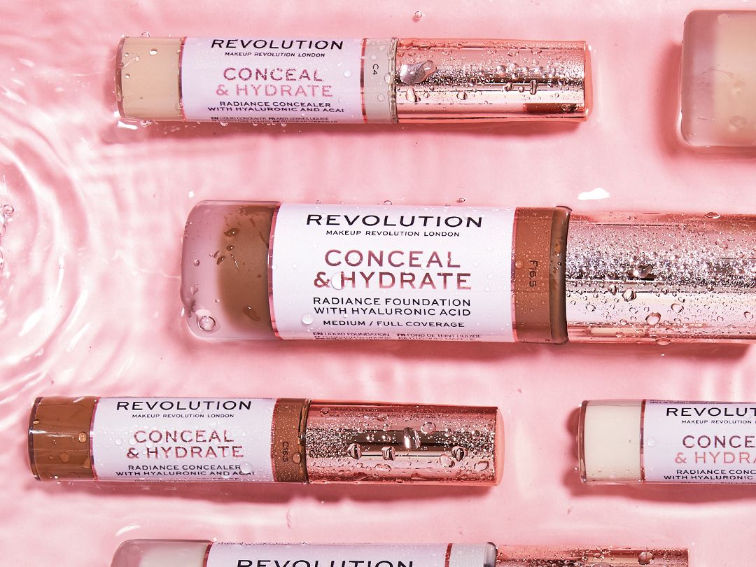 Bogholder blomst pels Makeup Revolution launches Conceal & Hydrate complexion range