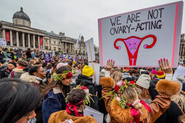 Women's March, London, UK - 19 Jan 2019