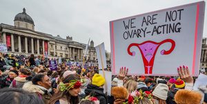 Women's March, London, UK - 19 Jan 2019