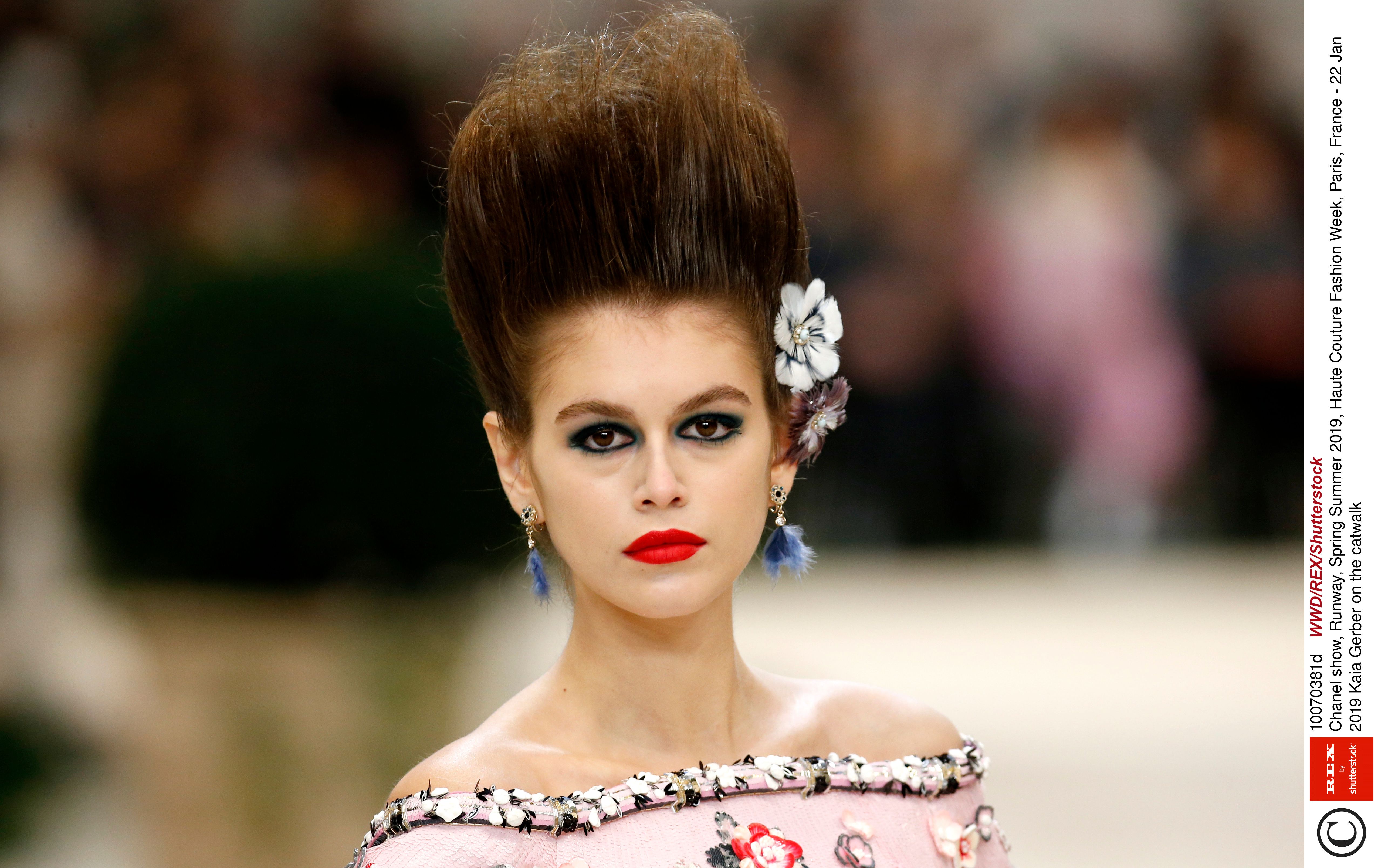 Chanel Couture Served Up An 80s New Romantic/French Rococo Make-Up Mash-Up