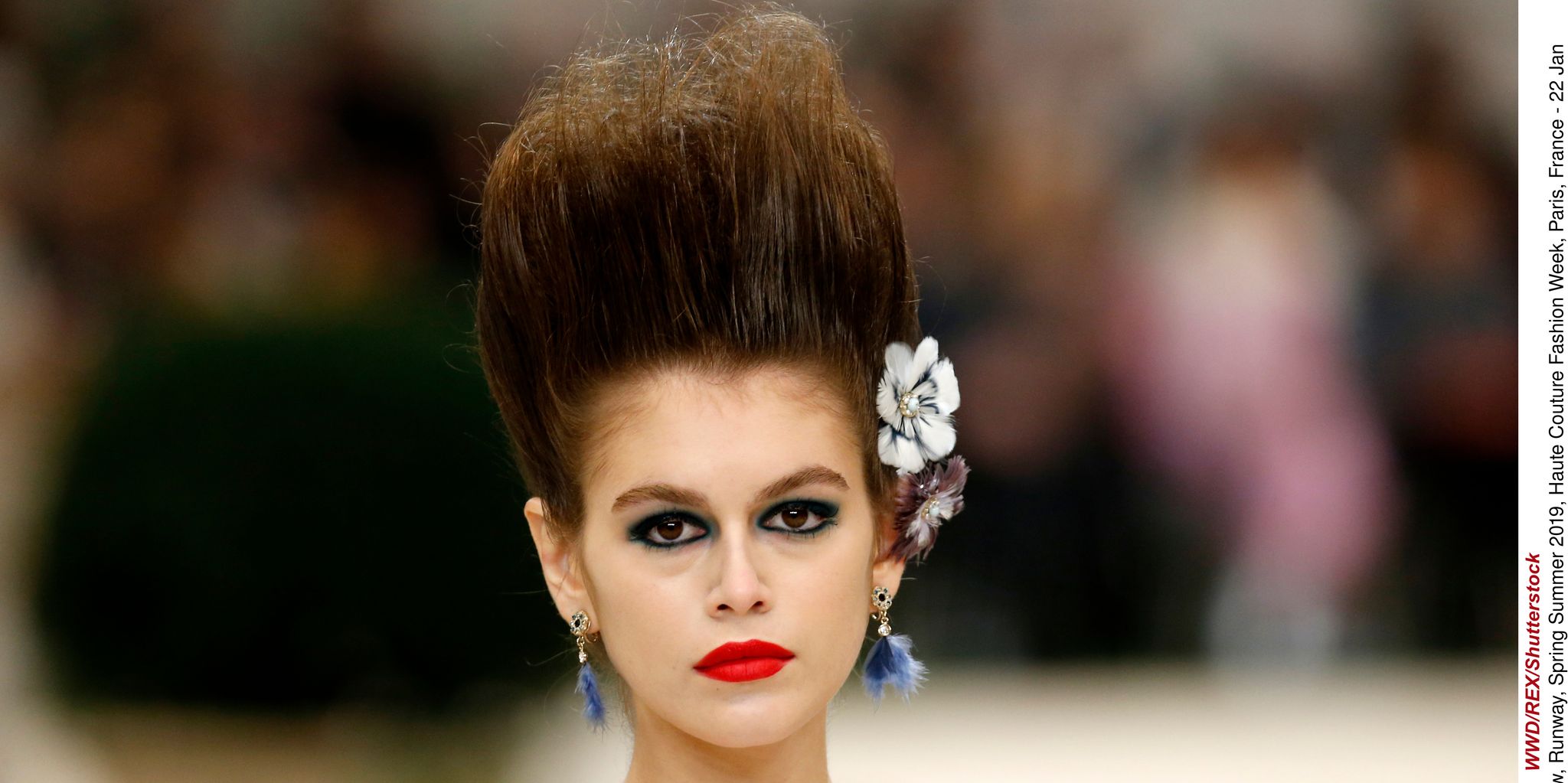 Chanel Couture Served Up An 80s New Romantic/French Rococo Make-Up