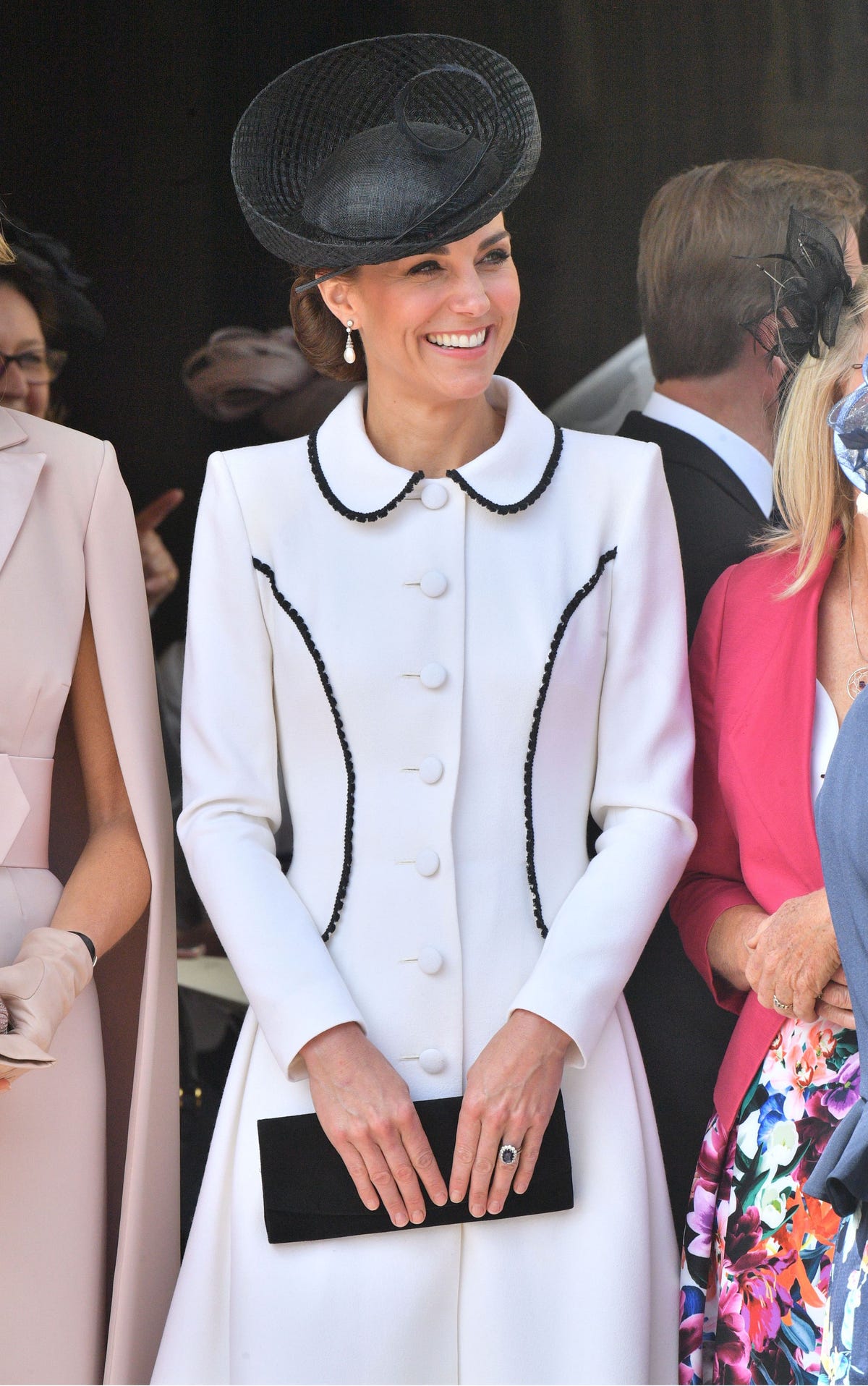 Kate Middleton Wears Another Catherine Walker Coat Dress For Garter Day