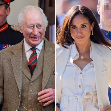 El rey Carlos III y Meghan Markle fotomontaje del rey carlos iii y meghan markle