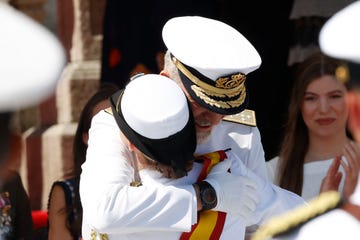 leonor fin formacion militar marin reencuentro rey felipe