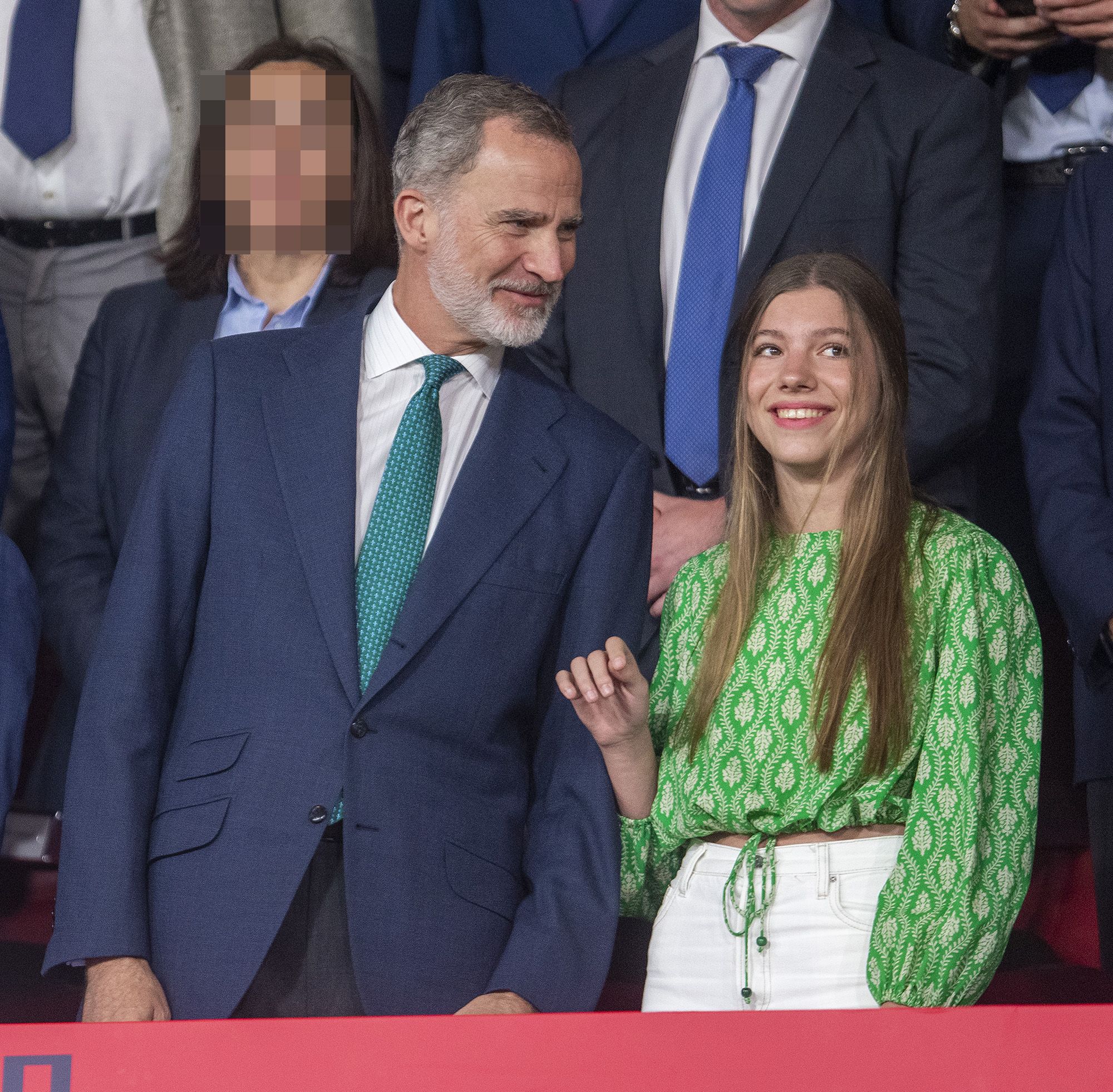 El Rey Felipe VI irá acompañado por la infanta Sofía a la final de la  Eurocopa