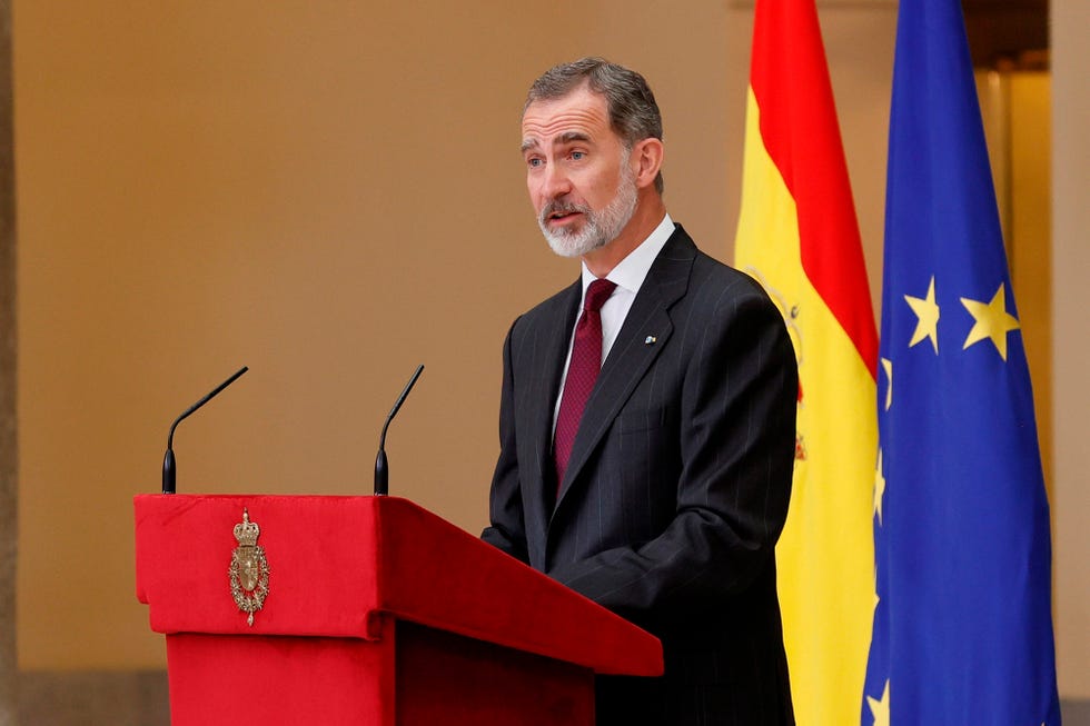 el rey felipe dio un discurso en la entrega de medallas de oro al mérito en las bellas artes