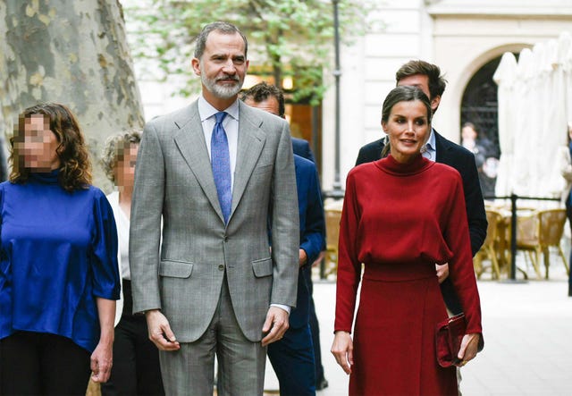 el rey felipe y la reina letizia