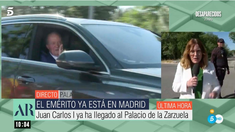 rey juan carlos en madrid