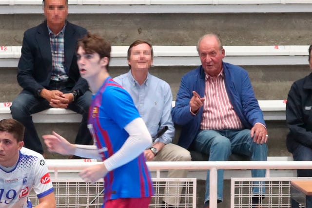 rey juan carlos i espectador de pablo urdangarín