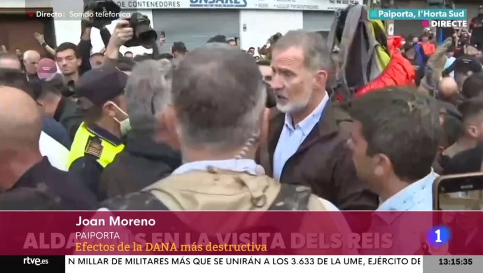 rey felipe visita paiporta