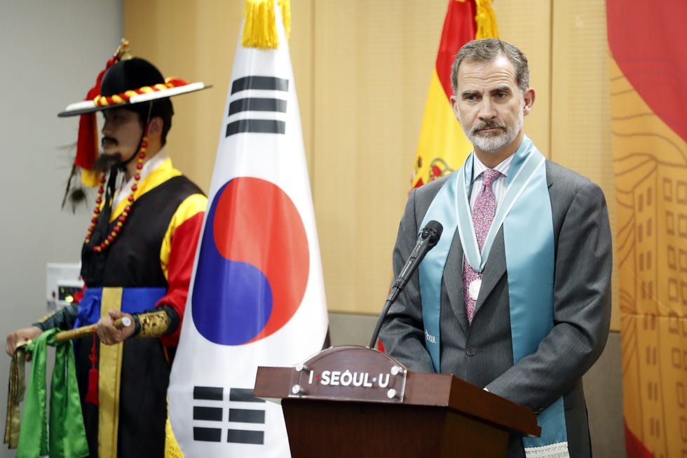 El Rey FElipe en Seúl
