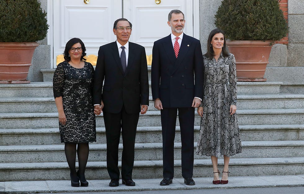 Los Reyes con el presidente de Perú y su mujer