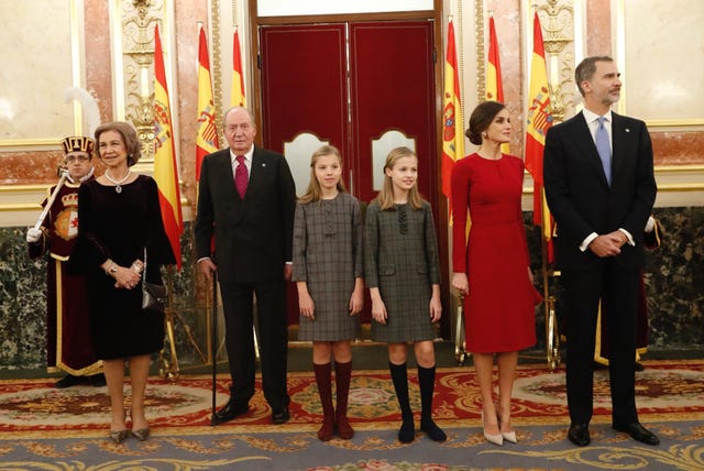 40 aniversario constitución, reyes, infanta sofía, princesa leonor, reina letizia, reina sofía, rey felipe, rey juan carlos