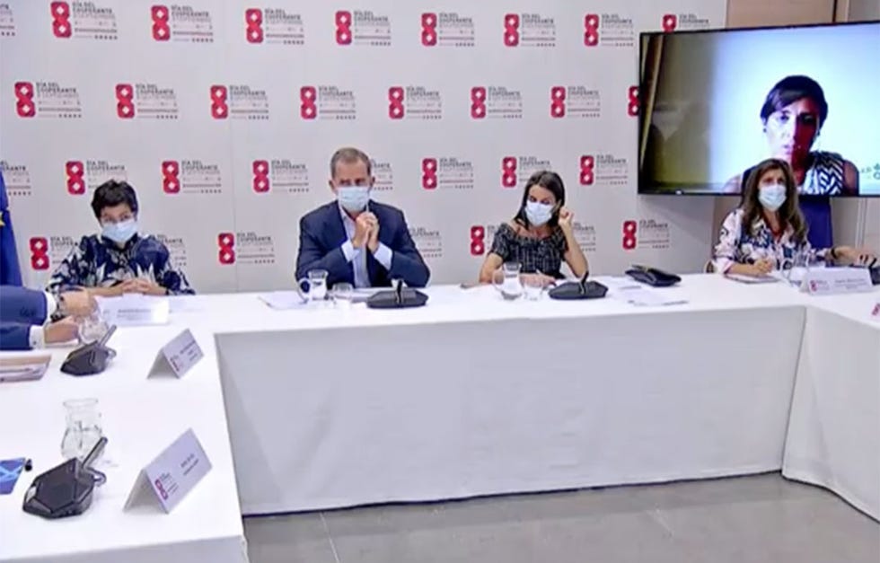 los reyes en el acto del día del cooperante