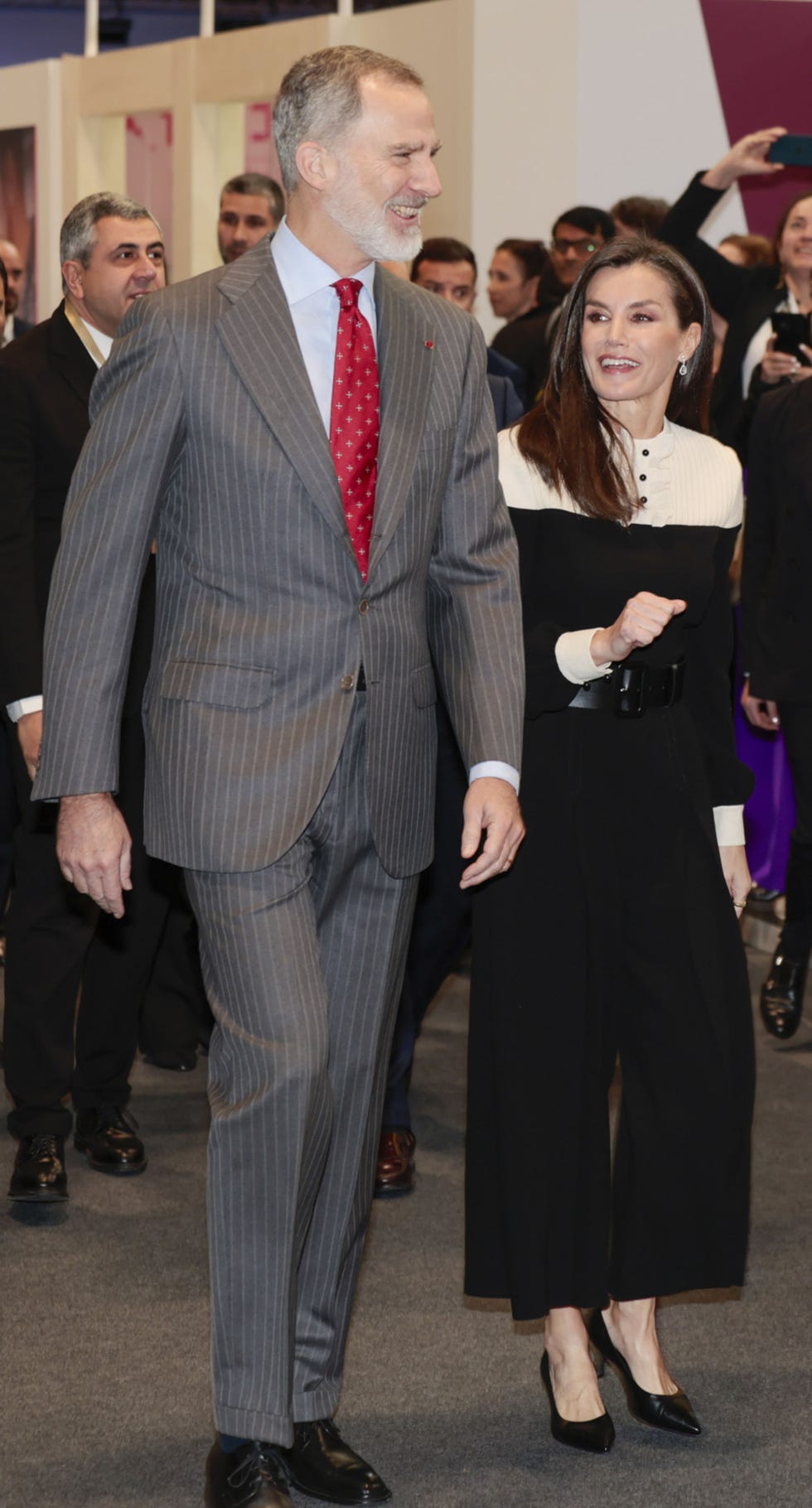 felipe y letizia en ifema
