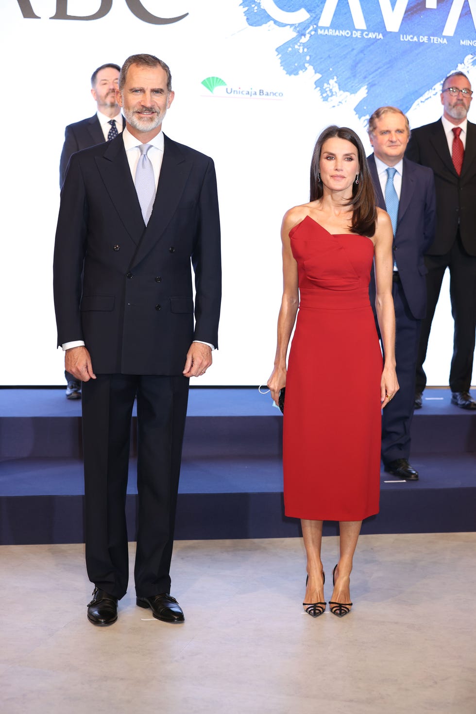 reyes felipe y letizia en los premios mariano de cavia