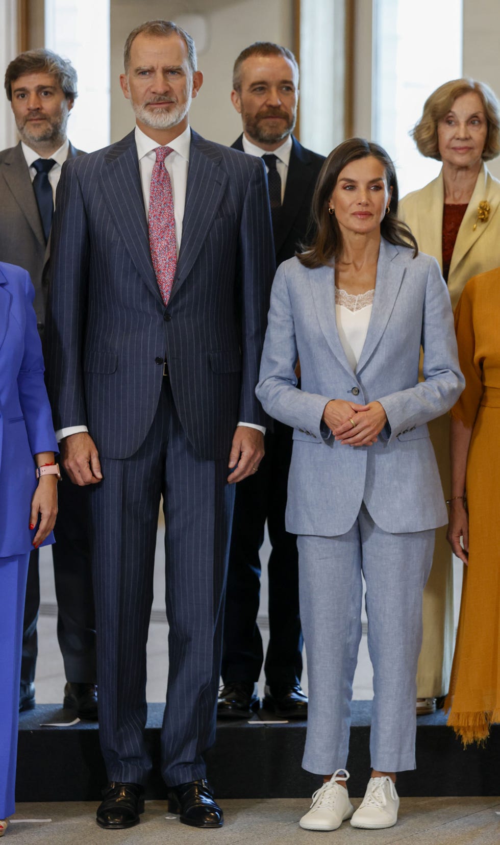 los reyes en una reunion de trabajo