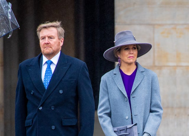 los reyes guillermo y máxima de los países bajos