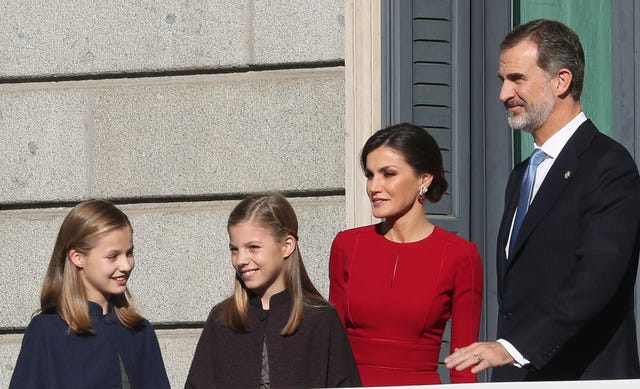 40 aniversario Constitución, Reyes, infanta Sofía, princesa Leonor, reina Letizia, reina Sofía, rey Felipe, rey Juan Carlos