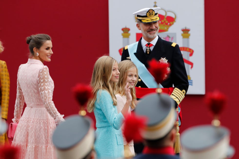 Reyes España, Dia de la hispanidad, desfile militar
