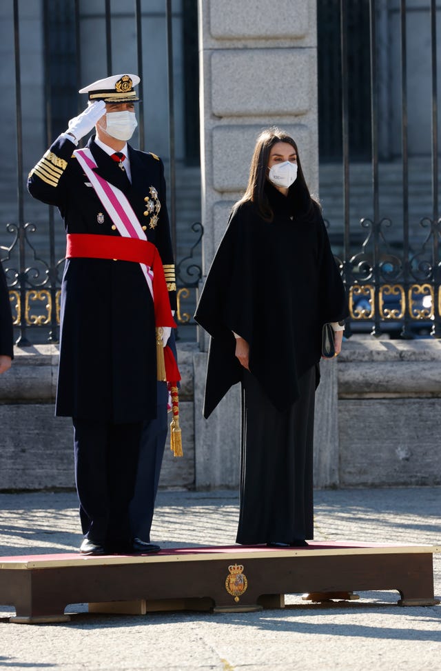 los reyes presiden una pascua militar marcada por la pandemia