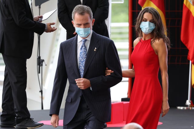 felipe y letizia en los premios de innovación y diseño
