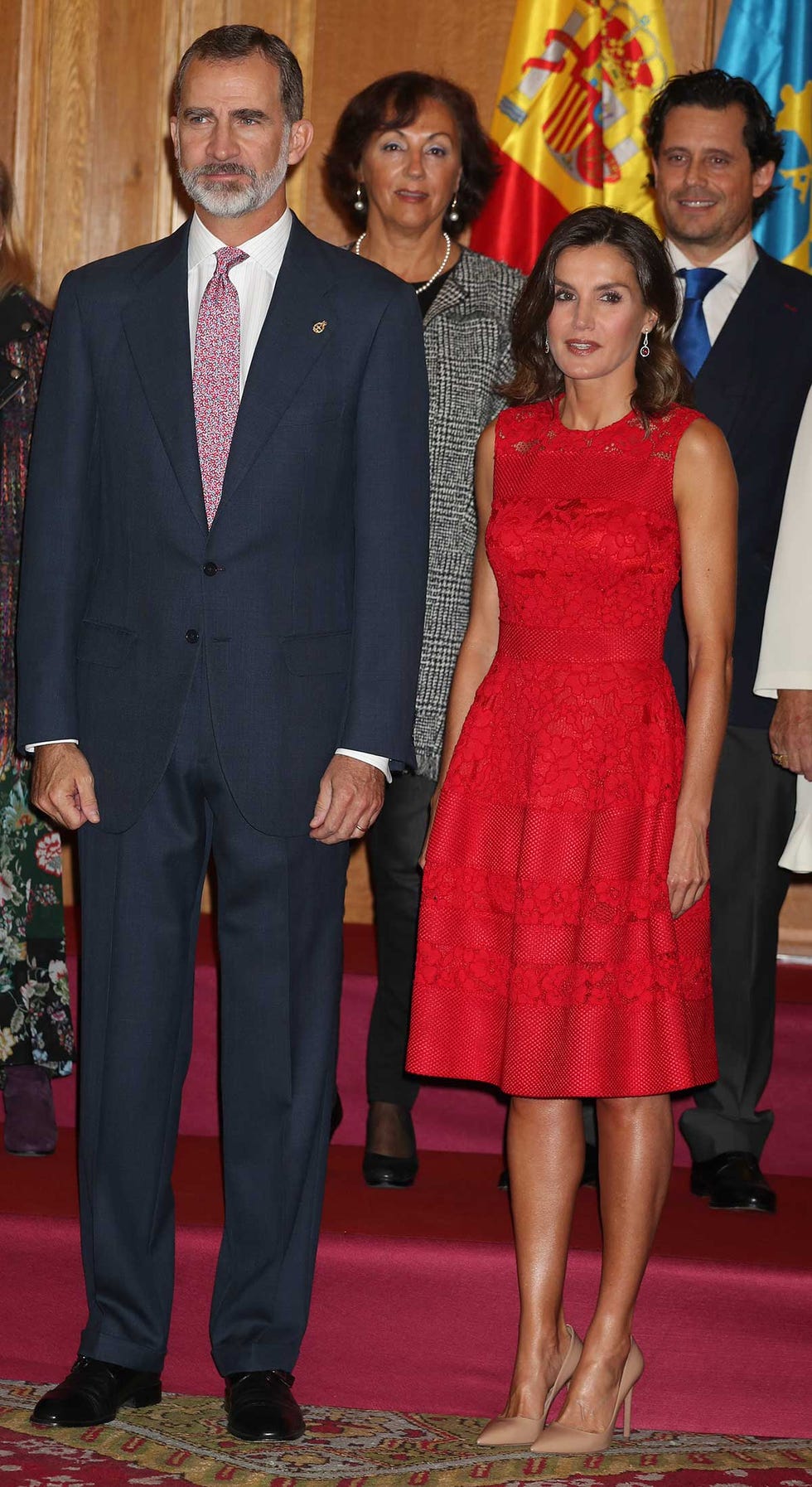 Reyes Felipe y Letizia en las audiencias premios Princesa de Asturias