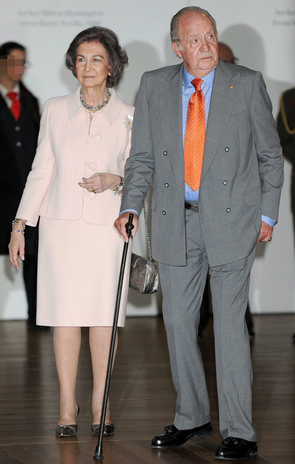 los reyes eméritos en una imagen de archivo tomada en el año 2017
