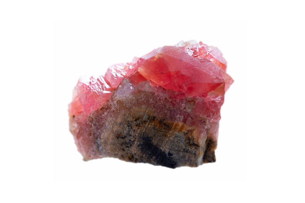 a piece of meat with a pink substance on it