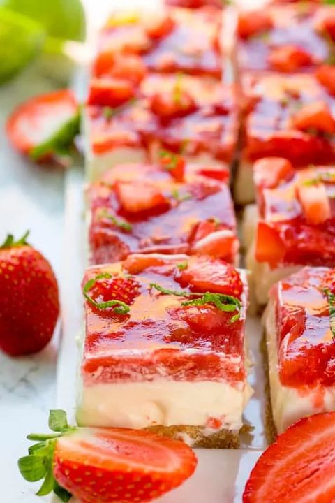 rhubarb recipes strawberry rhubarb cheesecake bars