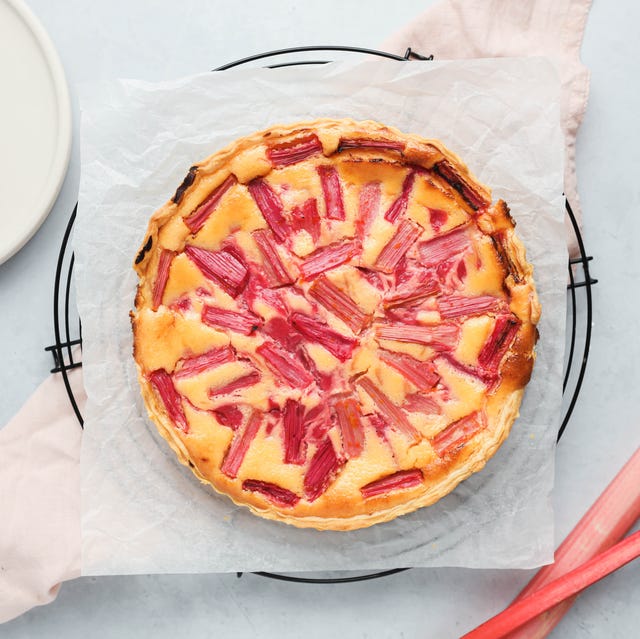 rhubarb and custard tart rhubarb and custard tart