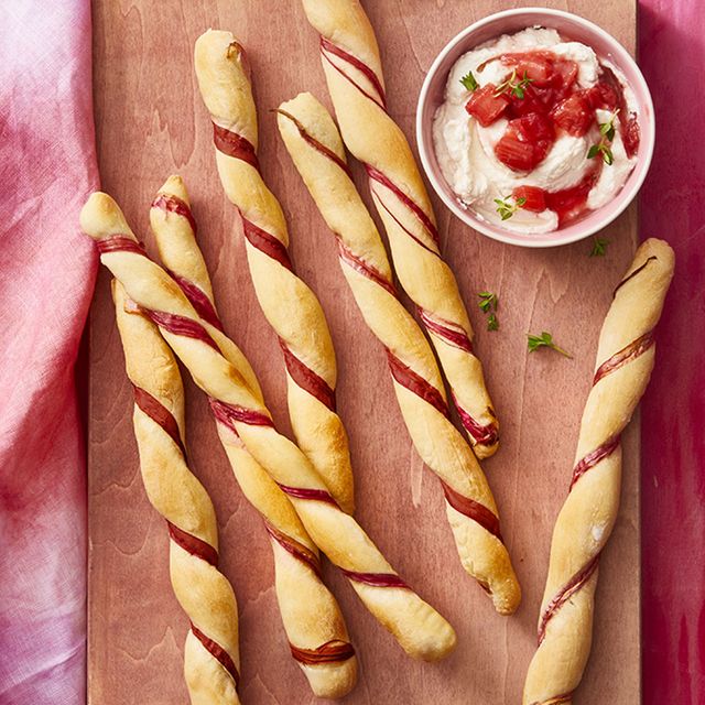 4th of july desserts   rhubarb twists with rhubarb compote recipe