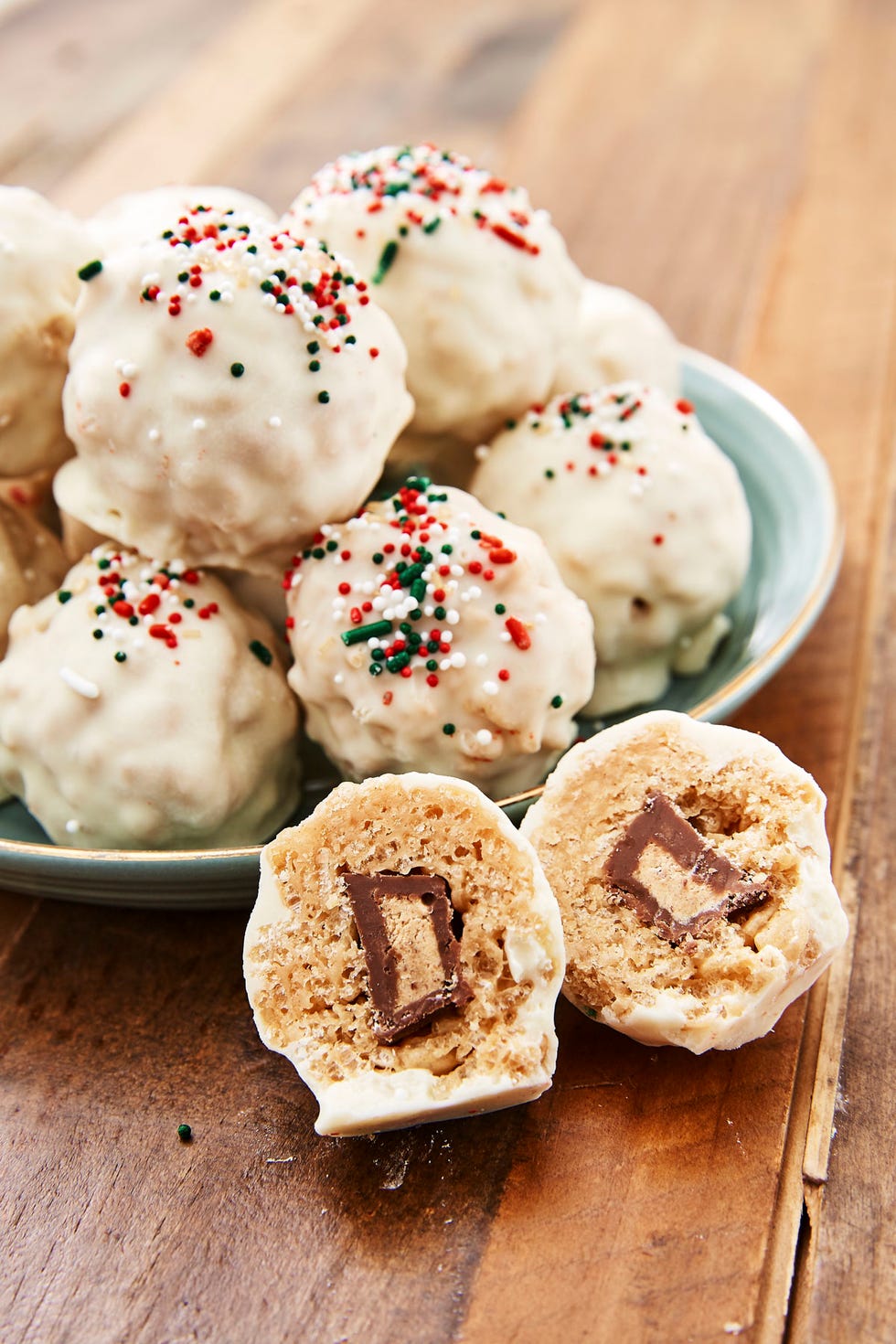 rice krispies snowballs