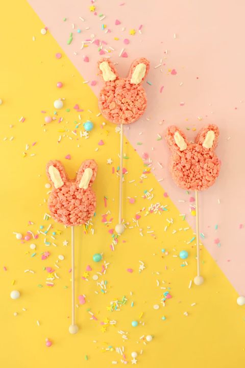 rice krispies easter bunny party idea