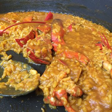 rice with lobster