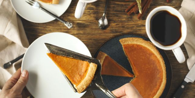 Pumpkin pie, traditional pie for Thanksgiving Day