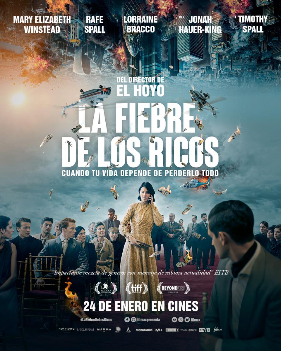 La fiebre de los ricos movie poster for la fiebre de los ricos featuring chaos and conflict
